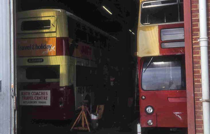 Red Rover Leyland Fleetline MCW 155 & 156